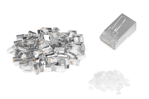 Digitus CAT 6 Modular Plug 8P8C shielded Round