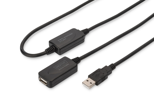 DIGITUS USB 20 REPEATER CABLE M/F 20 M