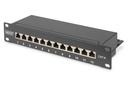 Digitus CAT 6 CLASS E PATCH PANEL SHIELDED 12