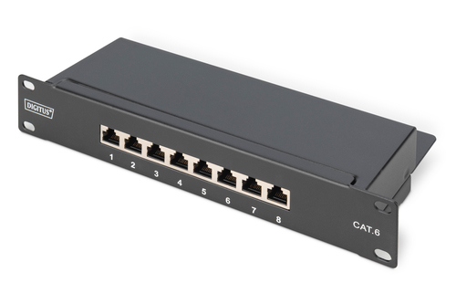 Digitus CAT 6 CLASS E PATCH PANEL SHIELDED 8-
