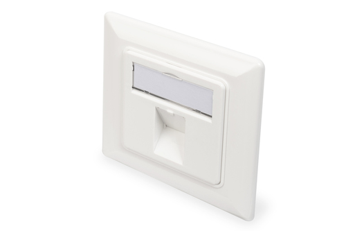 Digitus FACEPLATE FOR KEYSTONE JACKS 1X RJ45 DUS