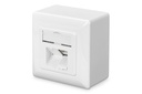 Digitus CAT 6 WALL OUTLET SHIELDED 2X RJ45 8P8