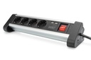 Digitus 4-WAY POWER STRIP WITH 2X USB   ON/OFF S