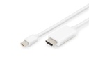 Digitus DISPLAYPORT ADAPTER CABLE MINI DP - HDM