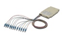 Digitus FO splice cassette with 12 colored pigta
