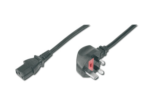 Digitus POWER CORD UK PLUG 90A ANGLED - C13 M/