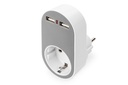 Digitus POWER ADAPTER WITH 2 USB PORTS 250V
