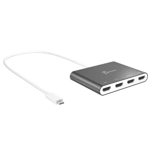 J5create USB-C to 4 Port HDMI Multi Monitor Adapt