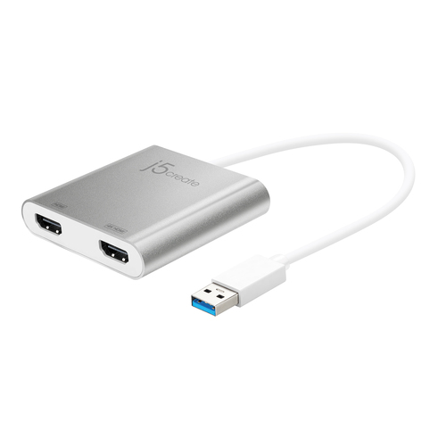 J5create USB 3.0 to Dual HDMI Multi-Monitor Adapt