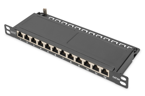Digitus 10IN CAT 6A Patch Panel 12-port 0.5U 10I
