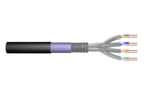 DIGITUS CAT 7 S-FTP PiMF instal cable