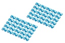 Digitus Color clips for Patch cable - Blue