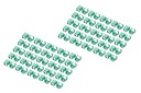 Digitus Color clips for Patch cable - Green