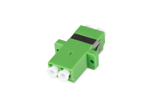 Digitus FO coupler LC/APC duplex SM OS2 green