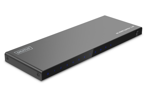Digitus 1x8 HDMI Splitter. 4K/60Hz HDCP 2.3. EDI