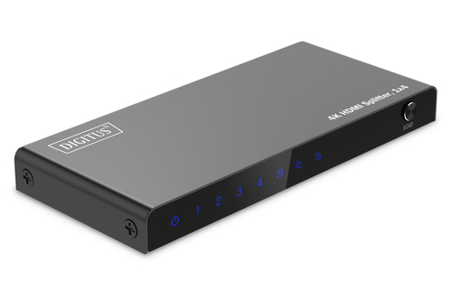 Digitus 1x4 HDMI Splitter. 4K/60Hz HDCP 2.3. EDI