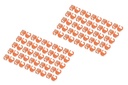Digitus Color clips for RJ45 plugs color orange