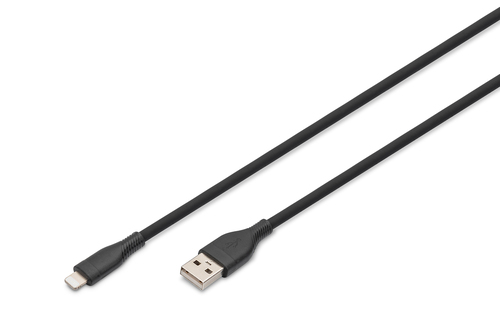Digitus Lightning silicone connection cbl USB-A