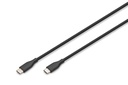 Digitus USB-C silicone connection cable 1m black