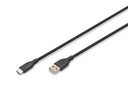 Digitus USB-C silicone connection cable 2m black