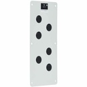 Tripp Lite SmartRack Cable Gland Plate for NEMA-Rated Enclosure Cabinets, 6 Ports (0.5 in.)