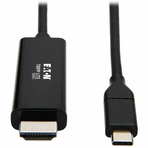 Tripp Lite U444-006-H4K6BE USB-C to HDMI Adapter, M/M, Black, 6 ft.