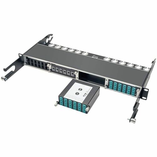 Tripp Lite 100Gb/120Gb to10Gb Breakout Cassette, 24-Fiber MTP/MPO to ( x12 ) LC Duplex