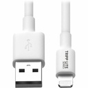 Tripp Lite 3ft (1M) White USB Sync / Charge Cable with Lightning Connector