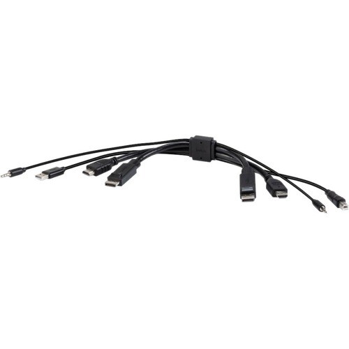 Belkin TAA DUAL (1) HDMI-HDMI (1) DP-DP/USB/AU CBL