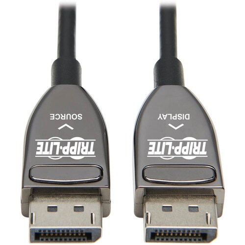 Tripp Lite P580F3-15M-8K6 DisplayPort Fiber Active Optical Cable, M/M, Black, 15 m (49 ft.)