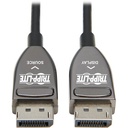 Tripp Lite P580F3-25M-8K6 DisplayPort Fiber Active Optical Cable, M/M, Black, 25 m (82 ft.)