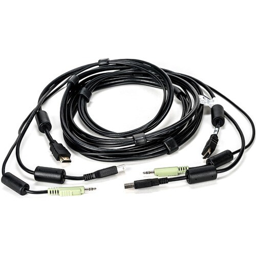 Vertiv USB Keyboard, Mouse & Single Head HDMI with Audio - 10 ft.
