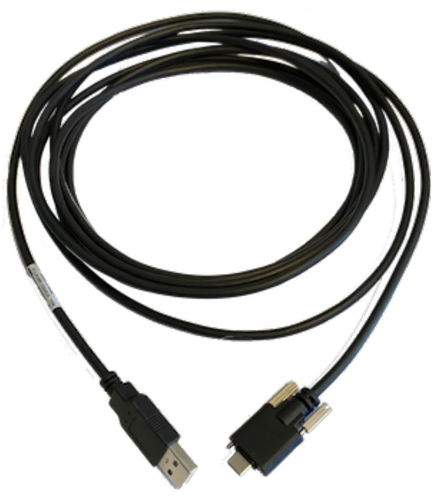 Zebra Cable, USB 4M, Locking USB-C To USB A
