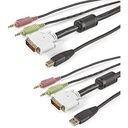 Startech.Com 6 ft 4-in-1 USB DVI KVM Cable with Audio and Microphone