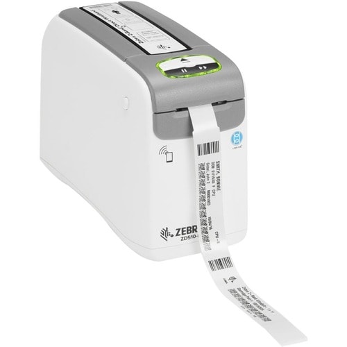 Zebra ZD510-HC Wristband Cartridge Printer - 256 MB