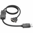 Tripp Lite P581-003-VGA-V2 DisplayPort 1.2 to VGA Active Adapter Cable, 3 ft.