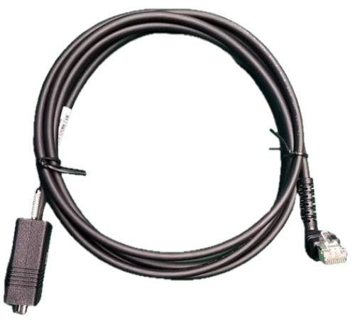 Zebra DS55: RS-232 Cable: 7 ft. w/ Right Angle Connector