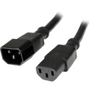 Startech.Com 3 ft 14AWG Computer Power Cord Extension - C14 to C13 Power Cable