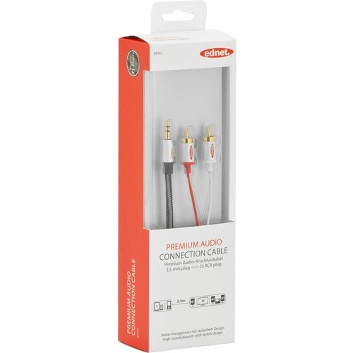 Ednet. Audio Connection Cable, Stereo