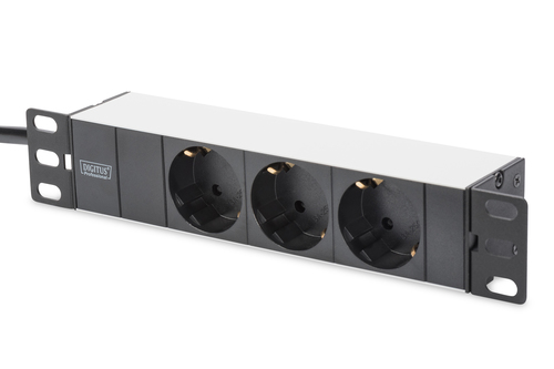 Digitus 1U ALUMINUM PDU 254 MM (10in) RACK MOUNT