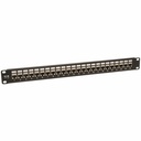 Tripp Lite 24-Port Shielded Cat6 Feed-through Patch Panel
