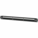 Tripp Lite N252-P24 24-Port 1U Rack-Mount Cat6 Patch Panel - PoE+ Compliant