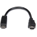 Startech.Com 6in Micro USB to Mini USB Adapter Cable M/F