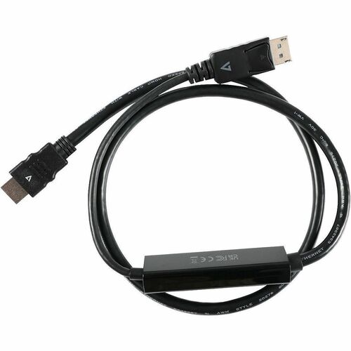 V7 DisplayPort 1.4 to HDMI (4K/60Hz) cable 1M/3.3ft Black