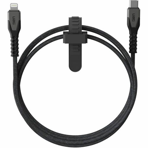 Urban Armor Gear KevlarÂ® Core USB-C to Lightning Power Cable - Black/Gray