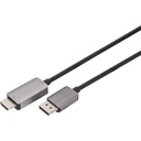 Digitus 8K DisplayPort Adapter Cable, DP to HDMI Type A