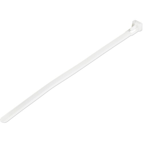 Startech.Com 100 Pack - 8 in. (203 mm) White Cable Ties (CBMZTRB8)