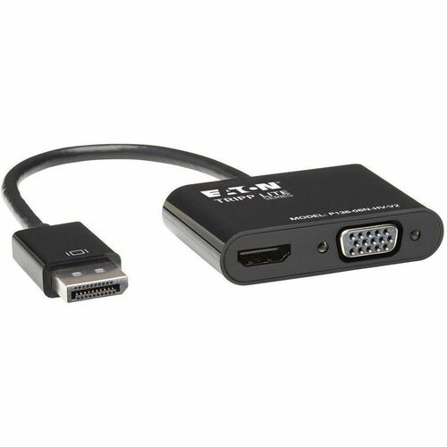 Tripp Lite DisplayPort 1.2 to VGA/HDMI All-in-One Converter Adapter, 4K x 2K HDMI