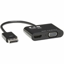 Tripp Lite DisplayPort 1.2 to VGA/HDMI All-in-One Converter Adapter, 4K x 2K HDMI