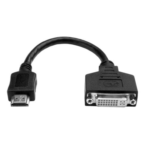 Tripp Lite DVI-D Female to HDMI Male Gold Adapter, 8 Inch